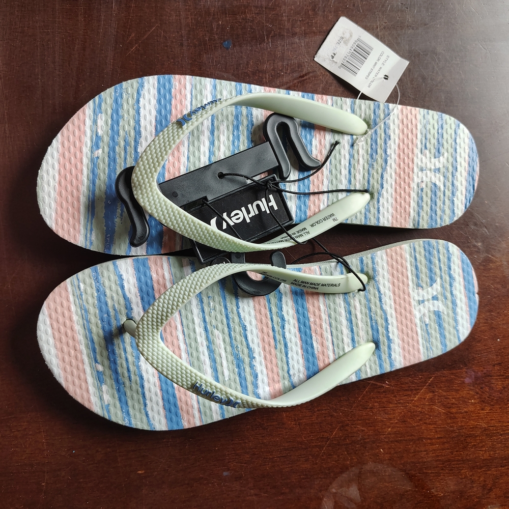 Hurley Multicolor Striped Sandals